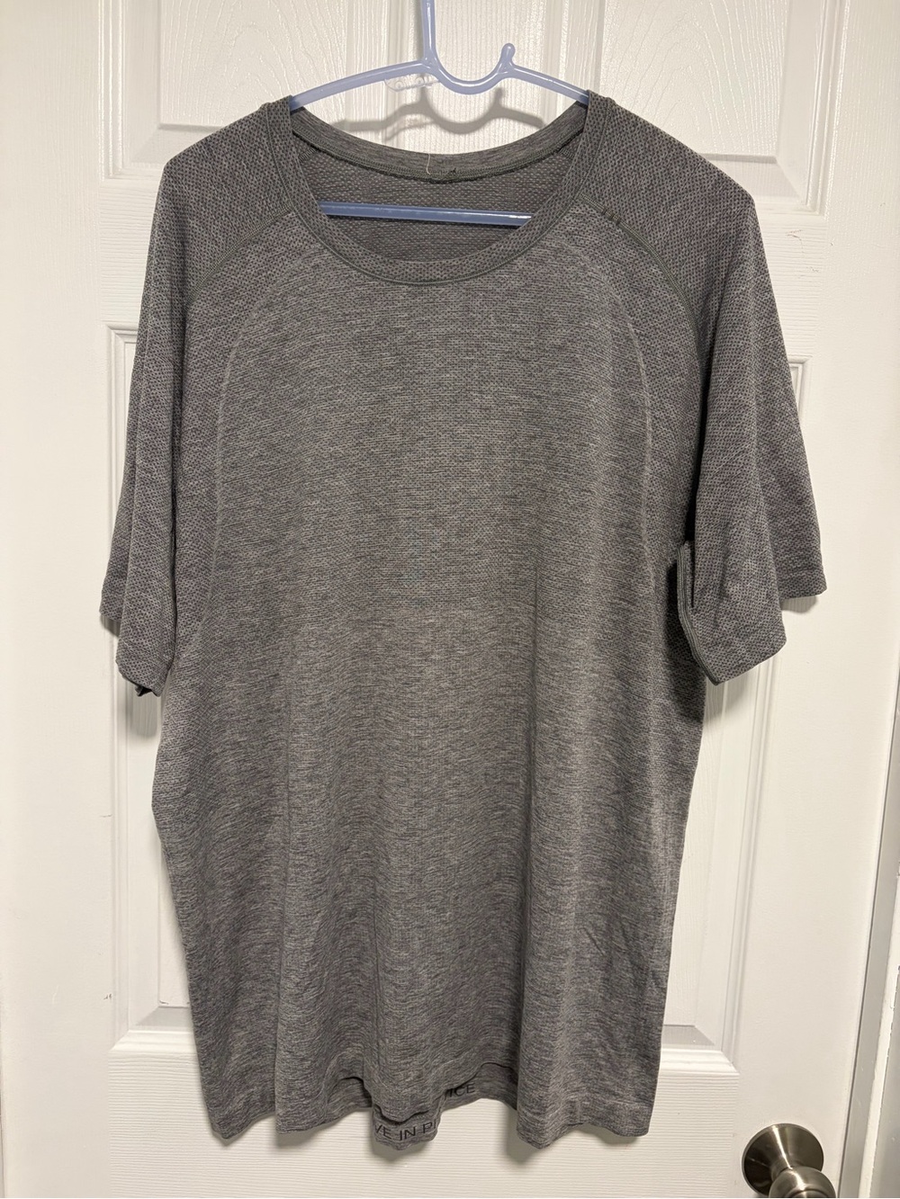 lululemon athletica Gray Short-Sleeve Crew Tee